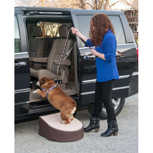  Pet Gear Stramp Stair and Ramp Combination, Dog/Cat Easy Step, Lightweight/Portable, Sturdy