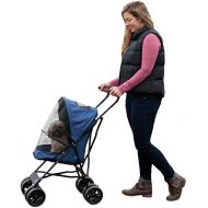 Pet Gear Ultra Lite Travel Stroller, Compact, Large Wheels, Lightweight, 38 Tall