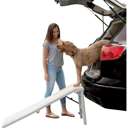  Pet Gear Free Standing Ramp for Cats and Dogs. Great for SUV’s or use Next to your Bed. 4 Models to Choose from, Supports 200-300 lbs, Lightweight Easy-Fold Design