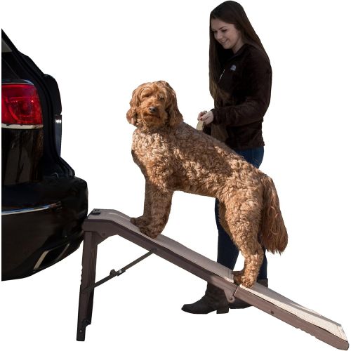  Pet Gear Free Standing Ramp for Cats and Dogs. Great for SUV’s or use Next to your Bed. 4 Models to Choose from, Supports 200-300 lbs, Lightweight Easy-Fold Design