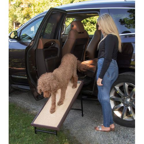  Pet Gear Free Standing Ramp for Cats and Dogs. Great for SUV’s or use Next to your Bed. 4 Models to Choose from, Supports 200-300 lbs, Lightweight Easy-Fold Design