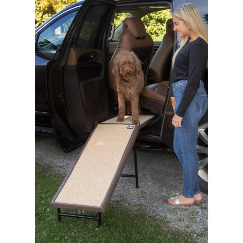  Pet Gear Free Standing Ramp for Cats and Dogs. Great for SUV’s or use Next to your Bed. 4 Models to Choose from, Supports 200-300 lbs, Lightweight Easy-Fold Design