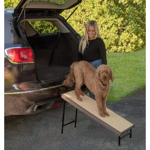  Pet Gear Free Standing Ramp for Cats and Dogs. Great for SUV’s or use Next to your Bed. 4 Models to Choose from, Supports 200-300 lbs, Lightweight Easy-Fold Design