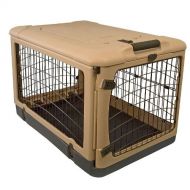 Pet Gear Deluxe Steel Dog Crate With Pad - Large