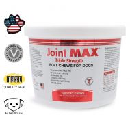 Pet Health Solutions Joint MAX Triple Strength Soft Chews Glucosamine Chondroitin with MSM for Dogs Hip & Joint, Made in USA