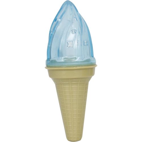  Pet Life Ice Cream Cone Cooling Lick and Gnaw Water Fillable and Freezable Rubberized Dog Chew and Teether Toy