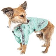 Pet Life Dog Helios Torrential Shield Waterproof Multi-Adjustable Pet Dog Windbreaker Raincoat