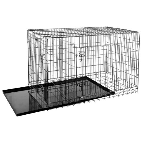  Pet Trex Folding Pet Crate Kennel for Dogs, Cats or Rabbits