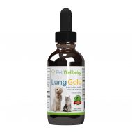 Pet Wellbeing Lung Gold for Dogs - Natural Breathing support for Dogs - 4oz