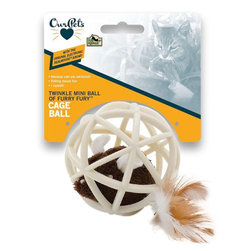  Pet Zone OurPets Light Up Ball Cat Toy