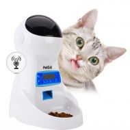 PetCul Automatic Pet Feeder Food Dispenser for Dog & Cat - Features Distribution Alarms , Portion Control , Voice Recording, Timer Programmable Up to 4 Meals a Day