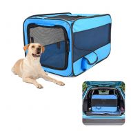 PetEnjoy Pet Carrier airline approved Portable Cats Travel Vet Cage Foldable Outdoor Car Kennel for Cat Small Dogs Rabbit