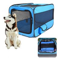 PetEnjoy Pet Carrier airline approved Portable Cats Travel Vet Cage Foldable Outdoor Car Kennel for Cat Small Dogs Rabbit