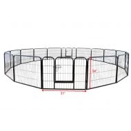 PetProgo Dog Fence Metal Playpen