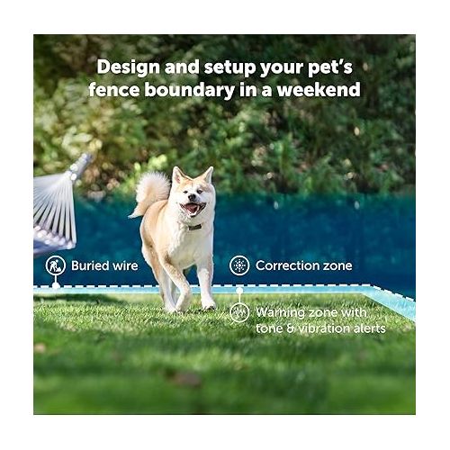  PetSafe Stubborn Dog In-Ground Pet Fence for Dogs and Cats - from the Parent Company of INVISIBLE FENCE Brand - Multiple Wire Gauge Options - Keep Pets Secure in Your Yard