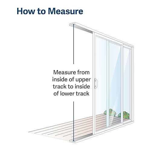  PetSafe 1-Piece Sliding Glass Pet Door for Dogs & Cats - Adjustable Height 91 7/16