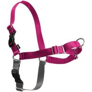 PetSafe Easy Walk Dog Harness, No Pull Dog Harness, Raspberry/Gray, Small