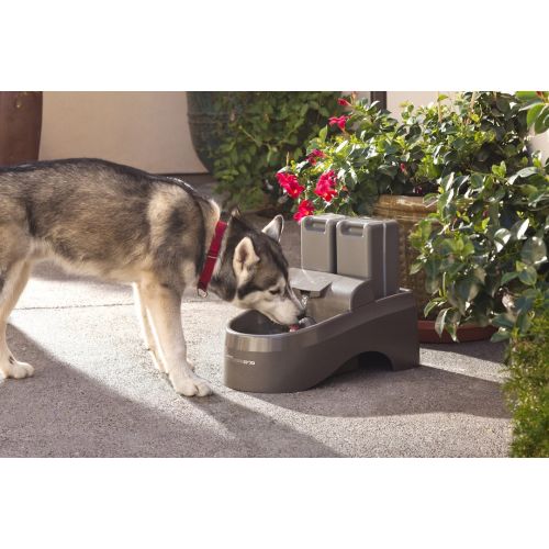  PetSafe Drinkwell Indoor/Outdoor Dog Fountain, Pet Drinking Fountain for Dogs and Cats, 450 oz. Water Capacity