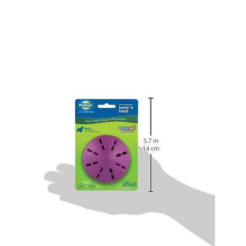  PetSafe Busy Buddy Twist n Treat, Treat Dispensing Dog Toy, X-Small, Small, Medium and Large Sizes