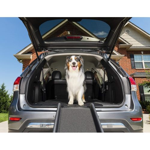  [아마존 핫딜] [아마존핫딜]PetSafe Solvit UltraLite Bi-fold Pet Ramp, Lightweight Folding Pet Access for Cats and Dogs, Perfect for Cars, Trucks, and SUVs, 62 in. Ramp