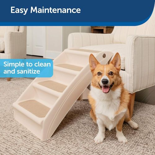  [아마존핫딜][아마존 핫딜] PetSafe Solvit PupSTEP Plus Pet Stairs, Foldable Steps for Dogs and Cats, for Small, Medium, Large, X-Large Pets