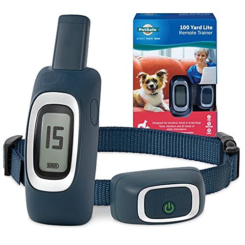  PetSafe Remote Trainer  Waterproof, Rechargeable with Tone / Vibration / 15 Levels of Static Stimulation for Dogs  100, 300, 600 and 900 Yard Range Available  Lite or Standard T