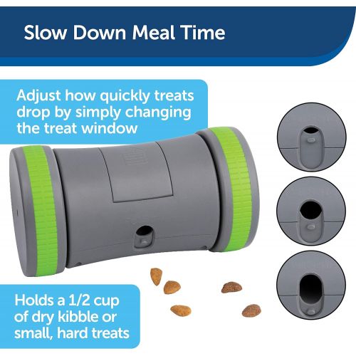  PetSafe Kibble Chase Interactive Dog Toy - Slow Feeder - Electronic Treat Dispenser - Perfect for Small, Medium, and Large Dogs