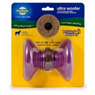 PetSafe Busy Buddy Ultra Woofer Treat Ring Dog Toy  Ultra Thick Treat Rings  Large