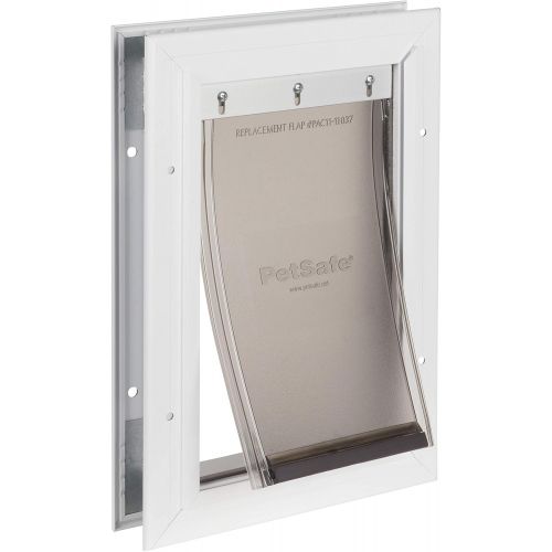  PetSafe Freedom Aluminum Dog and Cat Door - Durable Frame - Small, Medium, Large, X-Large Pets