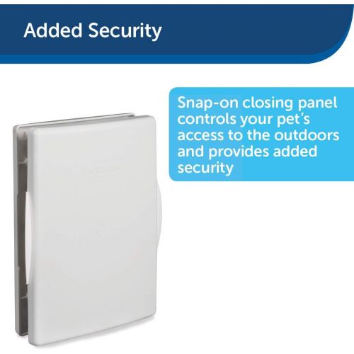  PetSafe Extreme Weather Dog and Cat Door - Aluminum or Plastic Pet Door - Small, Medium, Large and X-Large