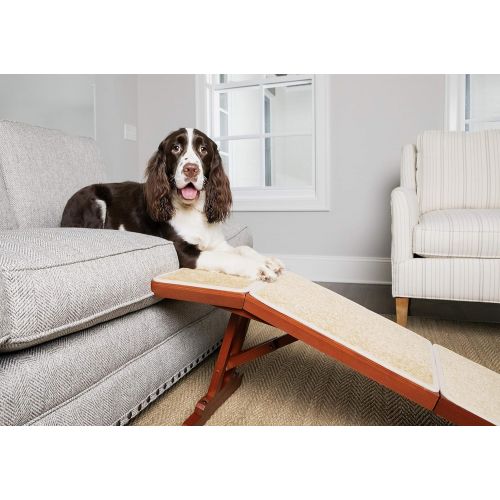  PetSafe Solvit Wood Sofa Ramp, 45 in. L Wood Pet Ramp Supports Cats and Dogs Up to 100 lb.