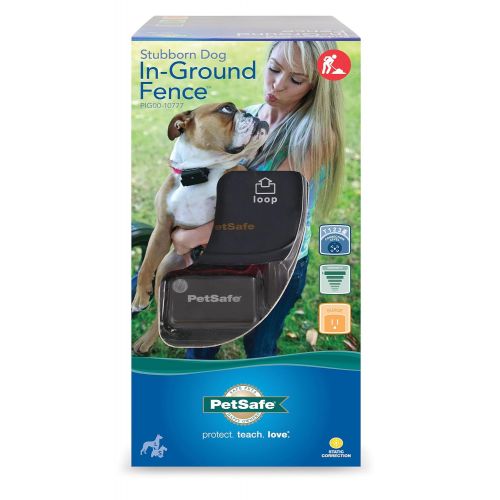  PetSafe Stubborn Dog In-Ground Fence for Dogs, Waterproof, with Tone, Vibration and Static Correction