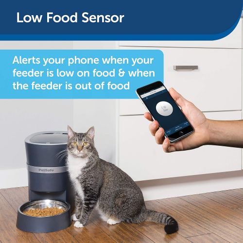  PetSafe Smart Feed Automatic Dog and Cat Feeder, Smartphone, 24-Cups, Wi-Fi Enabled App for iPhone and Android, Award Winning Pet Feeder