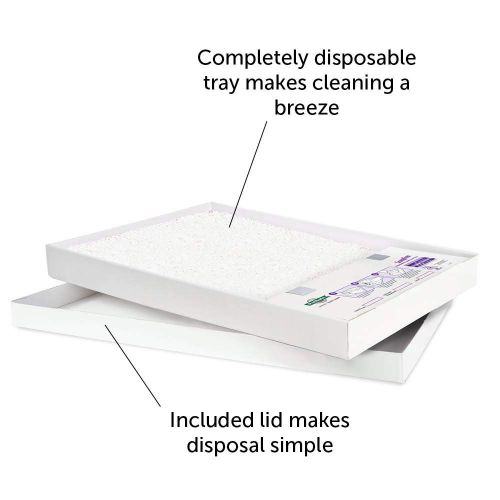  PetSafe ScoopFree Self-Cleaning Cat Litter Box Tray Refills, Non-Clumping Crystal Cat Litter, 3-Pack