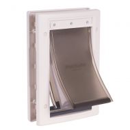 PetSafe Extreme Weather Energy Efficient Pet Door, Unique 3 Flap System, White, for Dogs and Cats