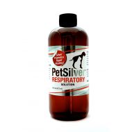 PetSilver Respiratory Solution with Chelated Silver |16oz | Effective treatment for a variety of breathing issues, bacterial, fungal and viral. infections. 100% Natural - No Chemic