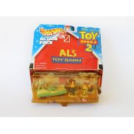 PeteArtefacts Hot Wheels 1999 Action Pack - Toy Story 2 Als Toy Barn - Als Custom Cruiser - with 5 Figures