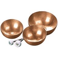 [아마존베스트]Peter Hess Singing Bowl Set Small 3Bowls and 2Beaters