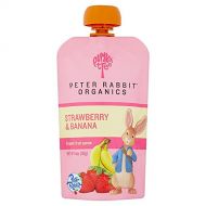 [아마존베스트]Peter Rabbit Organics Strawberry and Banana Pure Fruit Snack, 4 Ounce Squeeze Pouch (Pack of 10)