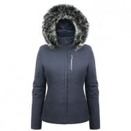 Peterglenn Poivre Blanc Stretch Ski Jacket with Faux Fur (Womens)