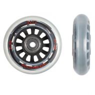 Peterglenn Rollerblade 80mm Inline Skate Wheel and Bearing 8-Pack Kit