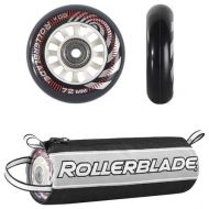 Peterglenn Rollerblade 72mm Inline Skate Wheel and Bearing 8-Pack Kit