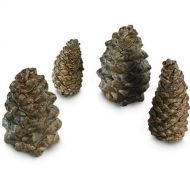 Peterson Gas Logs Decorative Ceramic Pine Cones In Assorted Sizes - Set Of 4 by Peterson Real Fyre