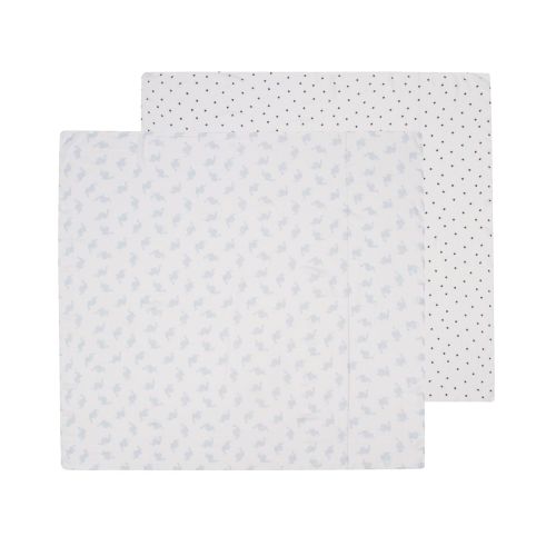  Petit Lem Baby Boys 2-Pack Swaddle Blankets