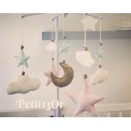 Petit13Or Mobile pink and mint Pearl Gold