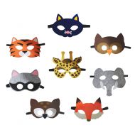 Petitebella 8 Packs Animal Eyewear Mask Dress Up Costume Children 2+