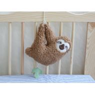 /Unique, sloth, Spieluhr, Faultier, Baby music box, Baby shower, decor, Kinderzimmerdekoration, handmade, PetitiPanda, baby gift