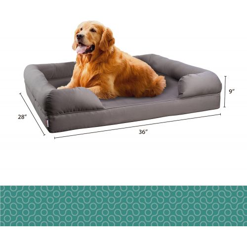  Petlo Orthopedic Pet Sofa Bed - Dog, Cat or Puppy Memory Foam Mattress Comfortable Couch for Pets with Removable Washable Cover