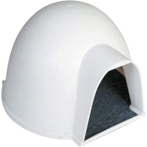  Petmate Kitty Kat Condo Outdoor Cat House Rain and Snow Diverting Hood Carpeted Floor One Size