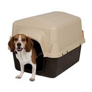 Petmate Aspen Pet Petbarn Dog House Snow and Rain Diverting Roof Raised Floor No-Tool Assembly 4 Sizes Available (Styles may vary)